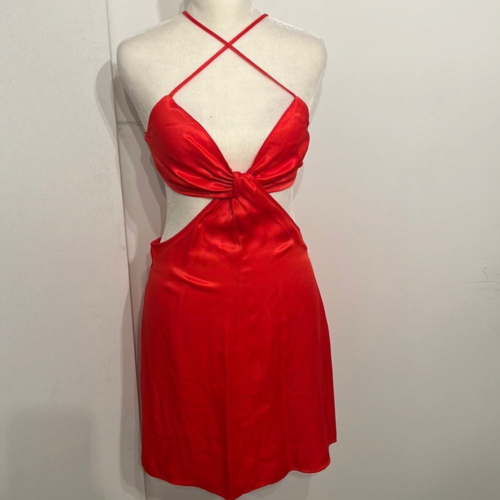 Zara NEW NEVER WORN silky dress sz XS